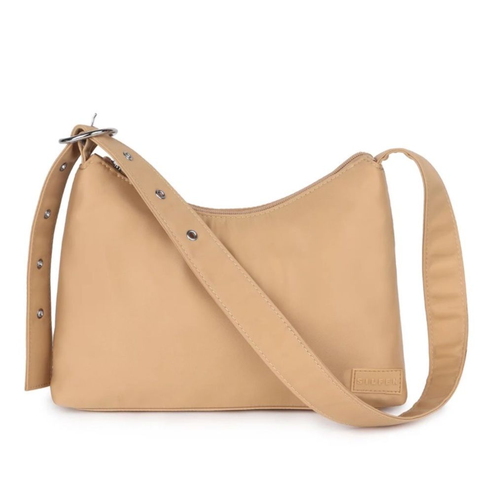 urban outfitters Crossbody Bag Recycled Tan Handbag Purse Trend Y2K style